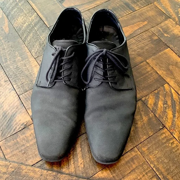 aldo dress shoes black Small 60s Miss Elliette Black Ruched Midi Cocktail Party Dress – Flying  Apple Vintage main image 0